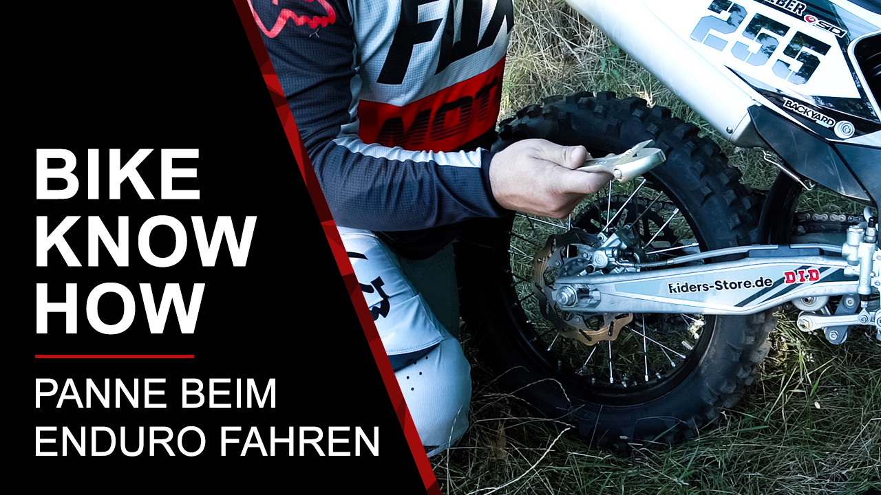 Panne beim Enduro fahren Panne beim Enduro fahren