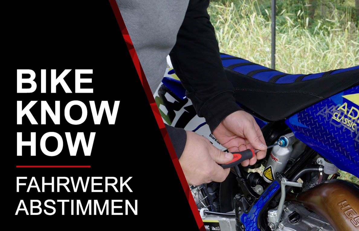 Wie wird ein Motocross Fahrwerk abgestimmt? Wie wird ein Motocross Fahrwerk abgestimmt?