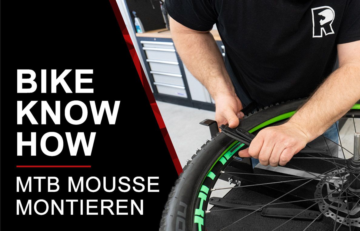 MTB Mousse montieren MTB Mousse montieren