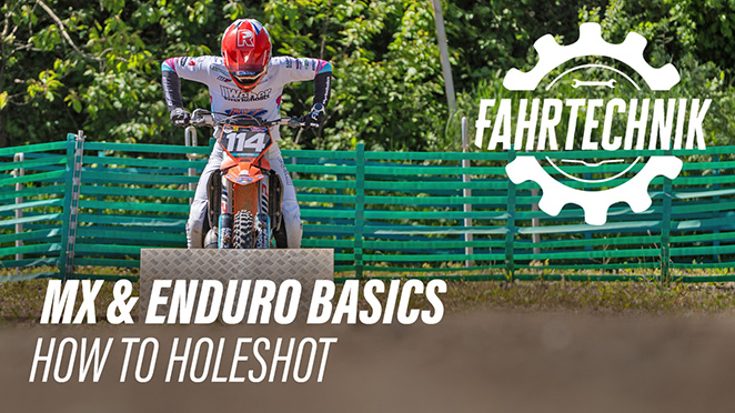 Fahrtechnik: die Geheimnisse für Motocross-Starts - so holst du den Holeshot!