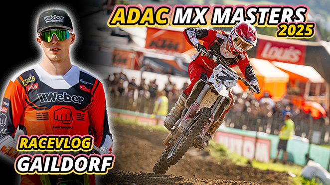 Sieg für Max Spies, Nagl kämpft mit Krankheit - Racevlog ADAC MX Masters Gaildorf 2025