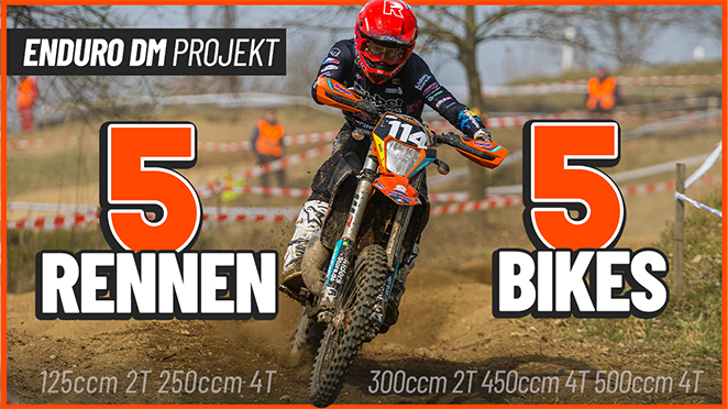 5 Rennen auf 5 unterschiedlichen Motorrädern - Teil 1
