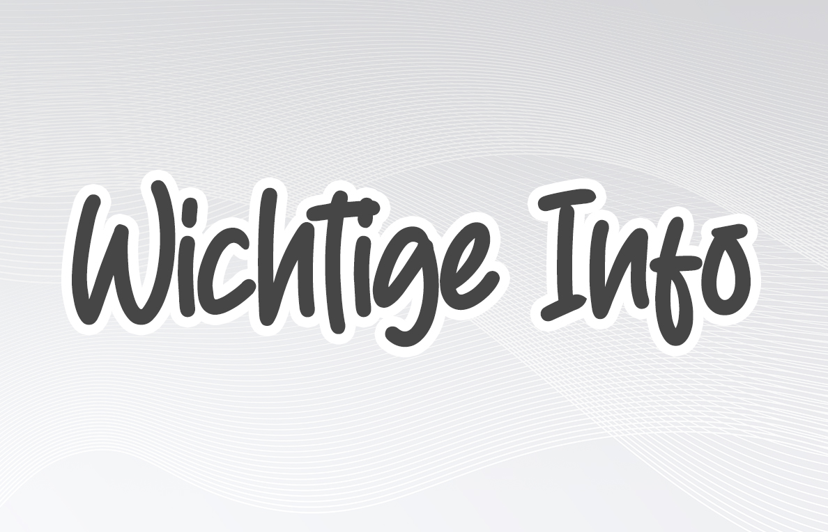WICHTIGE INFO: Wegen Feiertag geschlossen