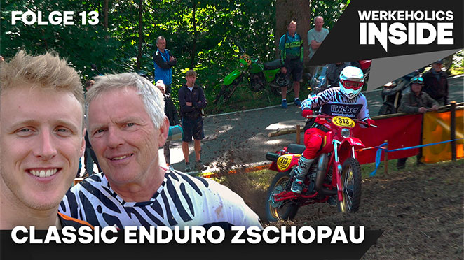 Werkeholics Inside Folge 13 – Bert und Davide beim Classic Enduro in Zschopau