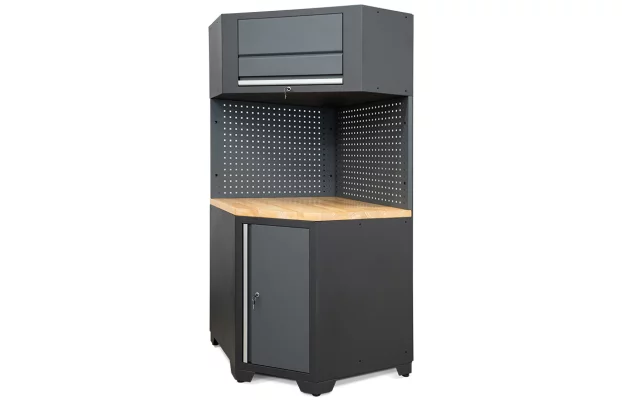 JETZT NEU – Professionelles Eck Schranksystem Serie 610 grau - JETZT NEU – Professionelles Eck Schranksystem Serie 610 grau