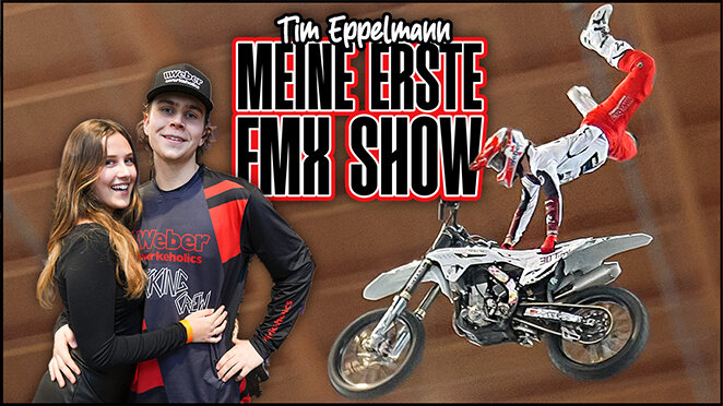 Die erste Freestyle Motocross Show für Tim Eppelmann  - Die erste Freestyle Motocross Show für Tim Eppelmann 