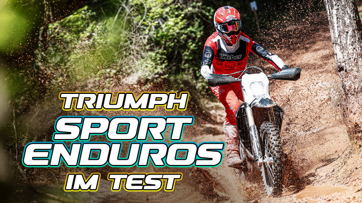 Weltpremiere: erster Test der Triumph Sportenduros 2025 TF 250 E und TF 450 E - Weltpremiere: erster Test der Triumph Sportenduros 2025 TF 250 E und TF 450 E