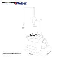 PKW Reifen Montiermaschine Weber Klassik Serie H-1024