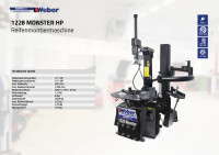 PKW Reifen Montiermaschine Weber Expert Serie 1228 Monster HP - nur rechts -