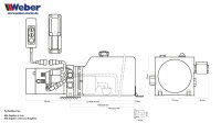 Hydraulikpumpe 24 Volt / 9 l Tank mit Fernbedienung