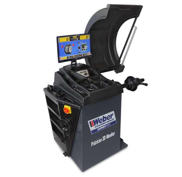 PKW Radwuchtmaschine Weber Expert Serie Präzision-3D-Monitor