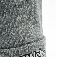 Weber #Werkeholics Bommelmütze hellgrau