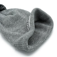 Weber #Werkeholics Bommelmütze hellgrau