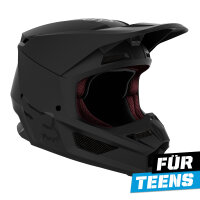 FOX V1 Matte Helm Teens schwarz