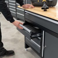 Werkbank mit 120 x 60 cm Holzarbeitsplatte
