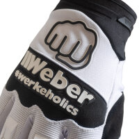 Weber #Werkeholics Handschuhe weiß / schwarz