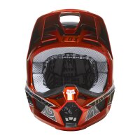 FOX V1 PERIL Helm Teens schwarz/rot