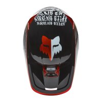 FOX V1 PERIL Helm Teens schwarz/rot M