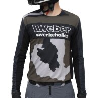 Weber #Werkeholics FlexN Flow Jersey schwarz/grün/camouflage M