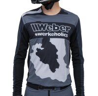 Weber #Werkeholics FlexN Flow Jersey schwarz/grau/camouflage