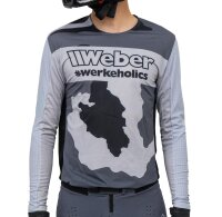 Weber #Werkeholics FlexN Flow Jersey hellgrau/camouflage L