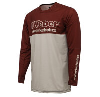 Weber #Werkeholics Sand Edition Jersey beige/rot XL