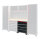 Professioneller Werkzeugschrank Serie 510 mit 4 Schubladen