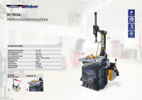 PKW Reifenmontiermaschine Weber Klassik Serie H-1024