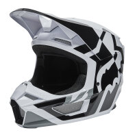 FOX V1 LUX Helm Teens schwarz/weiß