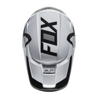 FOX V1 LUX Helm Teens schwarz/weiß S