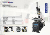 PKW Reifenmontiermaschine Weber Klassik Serie 1021