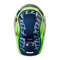 FOX V1 VENZ Helm Teens blau/grün