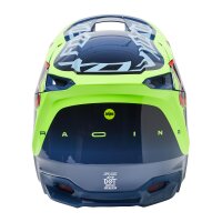 FOX V1 VENZ Helm Teens blau/grün