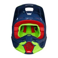 FOX V1 VENZ Helm Teens blau/grün