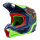 FOX V1 VENZ Helm Teens blau/grün