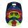 FOX V1 VENZ Helm Teens blau/grün