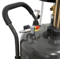 Ölauffangbehälter mit Absaugfunktion und Glasmessbehälter 85 l