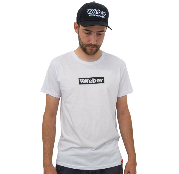 Weber Monochrome T-Shirt weiß L