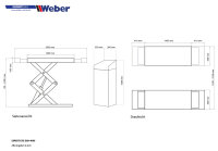 Doppel Scherenhebebühne Weber Expert Serie DSH-4000 -kein-