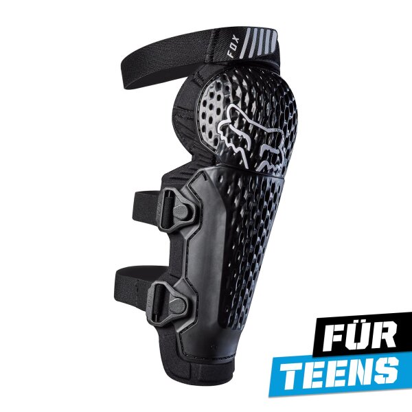 FOX Titan Race Knieprotektoren schwarz Teens