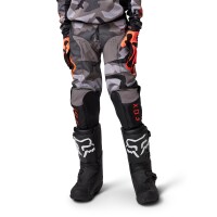 FOX 180 BNKR Hose Teens orange/schwarz/camouflage