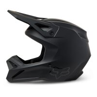 FOX V1 Matte Helm Teens schwarz