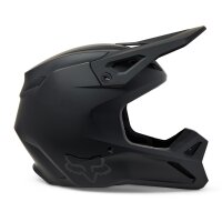FOX V1 Matte Helm Teens schwarz