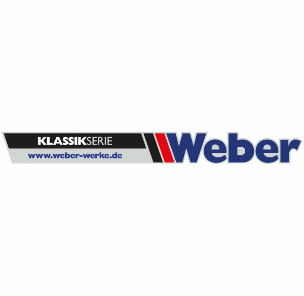 Aufkleber "Weber Klassik Serie" 860 x 90 mm