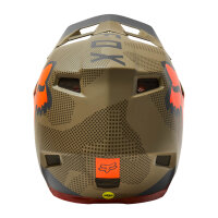 FOX Rampage Comp Camo Mountainbike Helm grün/orange