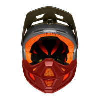 FOX Rampage Comp Camo Mountainbike Helm grün/orange