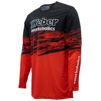 Weber #Werkeholics Flowmotion Jersey rot/schwarz XXL