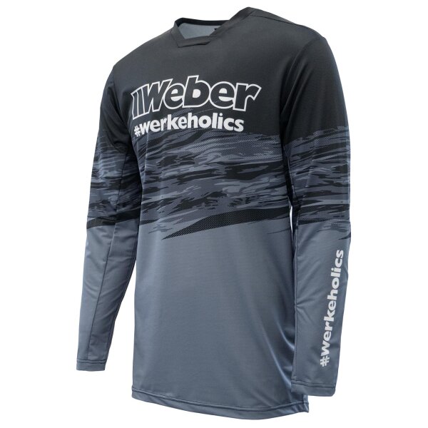 Weber #Werkeholics Flowmotion Jersey grau/schwarz XL