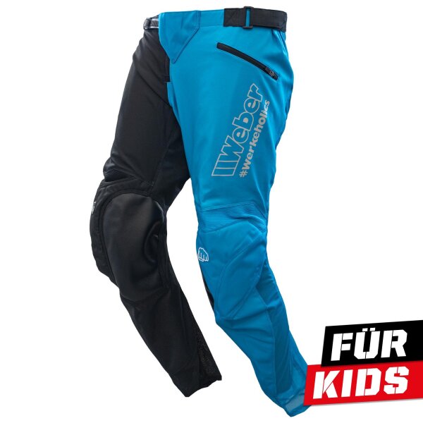 Weber #Werkeholics Skills Hose türkis/schwarz Kids