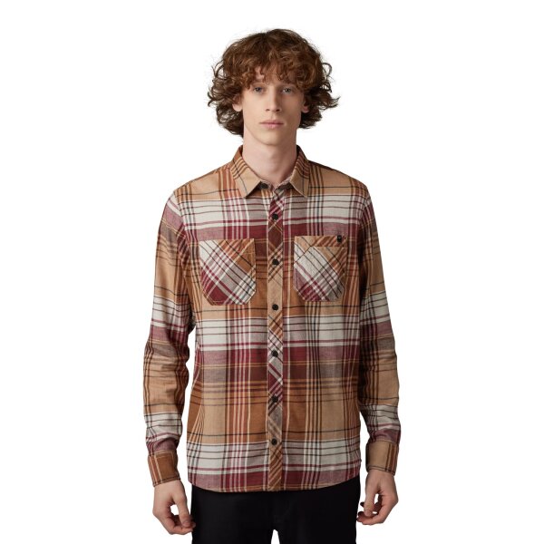 FOX Turnout Utility Flanellhemd rot/orange
